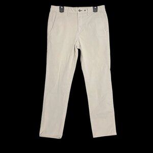 Rag & Bone New York Fit 2 Classic Drizzle Gray Khaki Chino Pants Mens Size 33